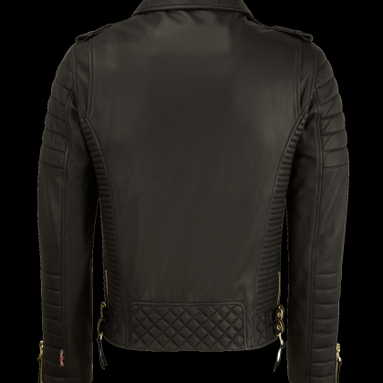 Men's Leather Jacket Handmade Black..